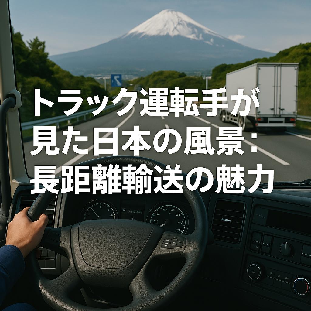 トラック運転手が見た日本の風景：長距離輸送の魅力