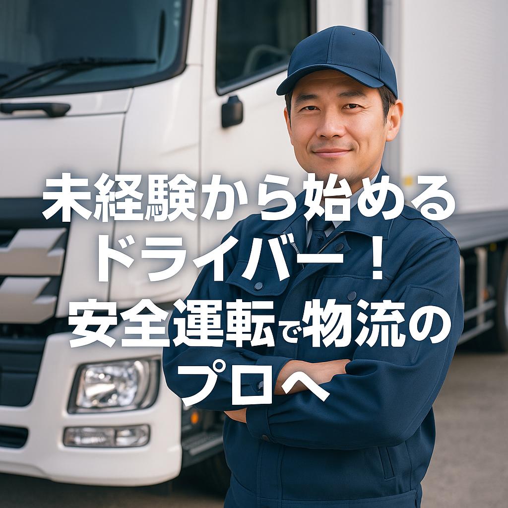 未経験から始めるドライバー！安全運転で物流のプロへ